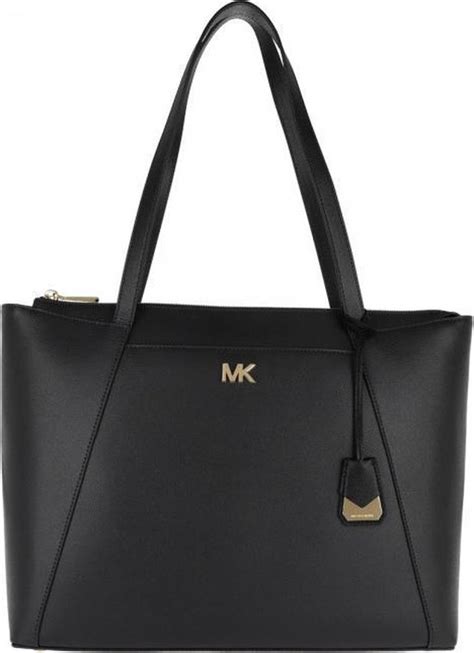 michael kors maddie lg ew tz tote black|Michael Kors totes.